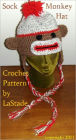 Sock Monkey Hat with earflaps and braids Crochet Pattern Instructions