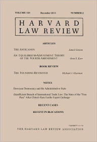 Title: Harvard Law Review: Volume 125, Number 2 - December 2011, Author: Harvard Law Review