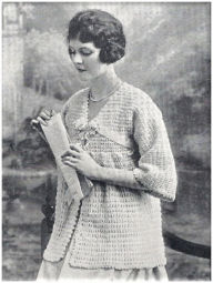 Title: PATTERN #0018 EMILY KIMONO VINTAGE CROCHET, Author: Princess of Patterns