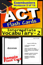 ACT Test Intermediate Vocabulary--ACT Flashcards--ACT Prep Exam Workbook 2 of 13