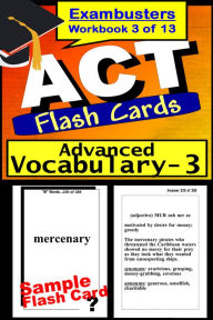 Title: ACT Test Advanced Vocabulary--ACT Flashcards--ACT Prep Exam Workbook 3 of 13, Author: ACT Ace Academics