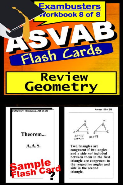 ASVAB Study Guide Geometry Review--ASVAB Math Flashcards--ASVAB Prep Workbook 8 of 8