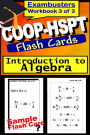 COOP-HSPT Study Guide Algebra Review--COOP Math Flashcards--COOP-HSPT Prep Workbook 3 of 3