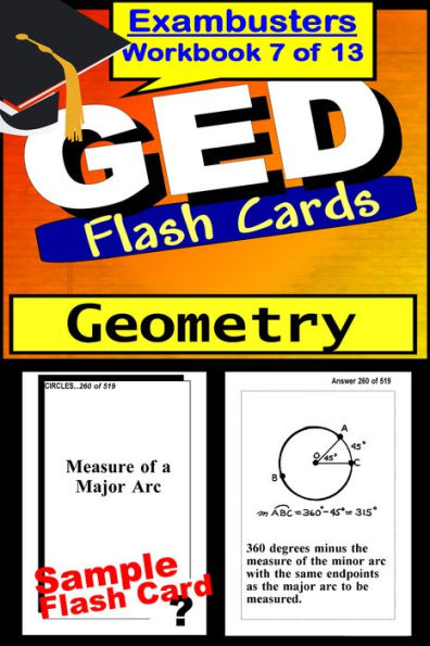 GED Study Guide Geometry Review--GED Math Flashcards--GED Prep Workbook 7 of 13