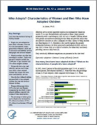 Title: Who Adopts? Characteristics of Women and Men Who Have Adopted Children, Author: Jo Jones