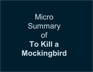 Title: Micro Summary: To Kill A Mockingbird, Author: Johnson