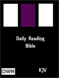 Title: Daily Reading Bible (KJV), Author: anonymous