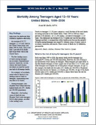 Title: Mortality Among Teenagers Aged 12–19 Years: United States, 1999–2006, Author: Arialdi M. Miniño