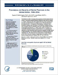 Title: Prevalence and Severity of Dental Fluorosis in the United States, 1999–2004, Author: Eugenio D. Beltrán-Aguilar