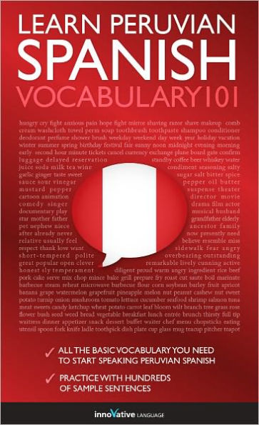 Learn Peruvian Spanish - Word Power 101