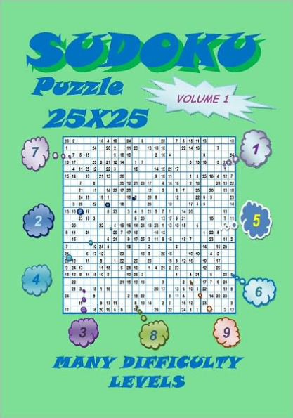 Sudoku Puzzle 25X25, Volume 1