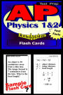 AP Physics Study Guide 1 & 2--AP Science Flashcards--AP Prep Workbook