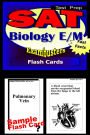SAT Biology Study Guide E/M--SAT 2 Science Flashcards--SAT 2 Prep Workbook