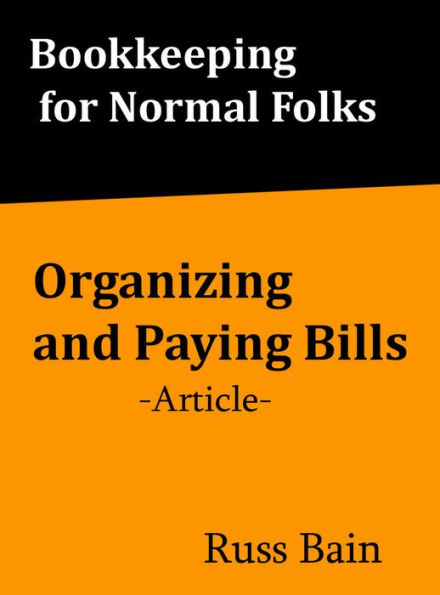 Organizing and Paying Bills