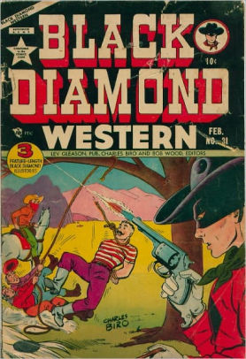 Black Diamond Western Number 31 Western Comic Book By Lou Diamond