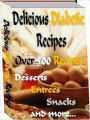 Healthy Food Recipes CookBook - Over 500 Tasty Diabetic Recipes - Immediate Download Now!