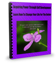 Title: Acquiring Power Through Self Development Learn How To Change Your Life For The Better, Author: Samantha Wilson