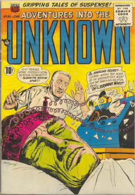 Title: Adventures into the Unknown Number 85 Horror Comic Book, Author: Lou Diamond