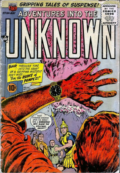 Adventures into the Unknown Number 84 Horror Comic Book