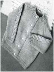 Title: PATTERN #0401 RAGLAN CARDIGAN VINTAGE KNITTING, Author: Princess of Patterns