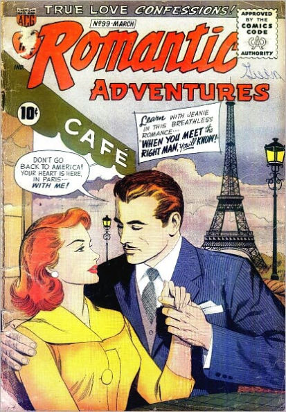 Romantic Adventures Number 99 Love Comic Book