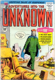 Title: Adventures into the Unknown Number 100 Horror Comic Book, Author: Lou Diamond