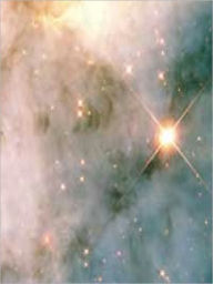Title: Hubble Photographs Turbulent Neighborhood Near Eruptive Star, Author: JD P