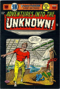 Title: Adventures into the Unknown Number 52 Horror Comic Book, Author: Lou Diamond