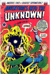 Title: Adventures into the Unknown Number 48 Horror Comic Book, Author: Lou Diamond