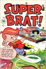 Title: Super Brat Number 4 Funny Comic Book, Author: Lou Diamond