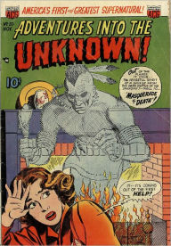 Title: Adventures into the Unknown Number 37 Horror Comic Book, Author: Lou Diamond