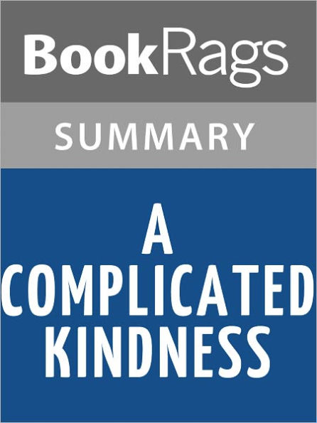 A Complicated Kindness by Miriam Toews l Summary & Study Guide