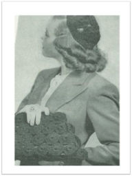 Title: PATTERN #2389 PETER PAN CORDET HAT AND BAG VINTAGE CROCHET, Author: Princess of Patterns