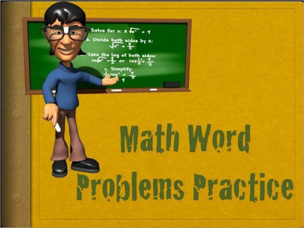 Math Word Problem Practice - based on Common Core