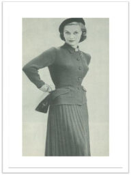 Title: PATTERN #2455 RIBBED SKIRT VINTAGE KNITTING, Author: Princess of Patterns