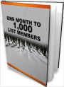 Upgrade Your Skills - 1 Month to 1000 List Members