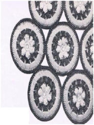 Title: PATTERN #0880 HOT PLATE RUBBER RING MAT VINTAGE CROCHET, Author: Princess of Patterns