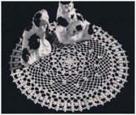 Title: PATTERN #0954 THE PICOT WHITE DOILY VINTAGE CROCHET, Author: Princess of Patterns