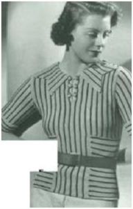 Title: PATTERN #0997 GEMMA LADY'S BLOUSE VINTAGE KNITTING, Author: Princess of Patterns