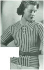 PATTERN #0997 GEMMA LADY'S BLOUSE VINTAGE KNITTING