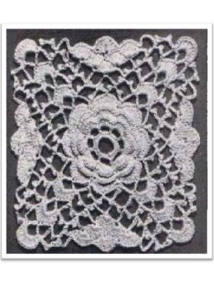 Pattern 1872 Rambling Rose Vintage Crochetnook Book - 