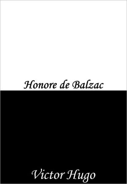 Honore de Balzac