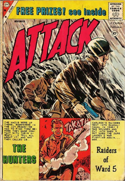 Attack Number 60 War Comic Book