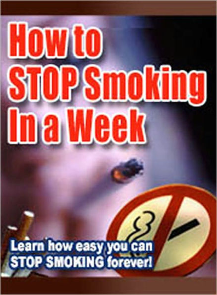 How To Stop Smoking In a Week