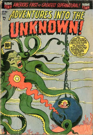 Title: Adventures into the Unknown Number 49 Horror Comic Book, Author: Dawn Publishing
