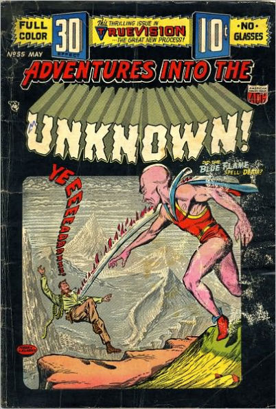 Adventures into the Unknown Number 55 Horror Comic Book