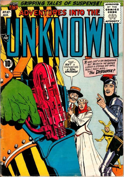 Adventures into the Unknown Number 87 Horror Comic Book