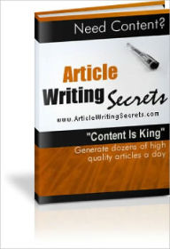 Title: Article Writing Secrets, Author: Dawn Publishing