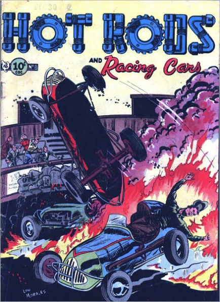 Hot Rods and Racing Cars Number 8 Car Comic Book