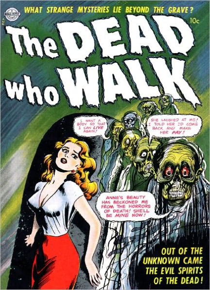 Dead Who Walk Horror Comic Book
